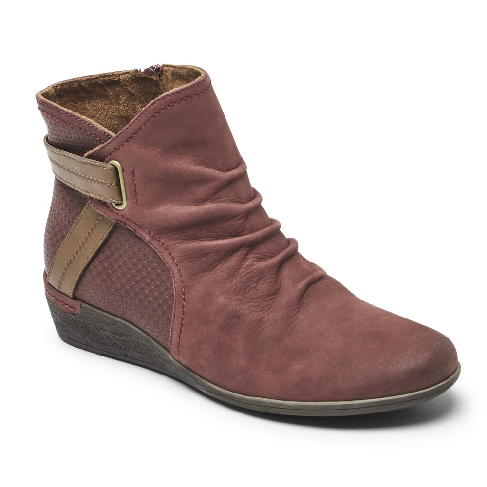 Booties Rockport Mulher Vermelhas - Cobb Hill Devyn - 85906MSKB